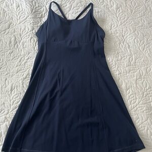 Athleta Blue Dress with Built In Bra
